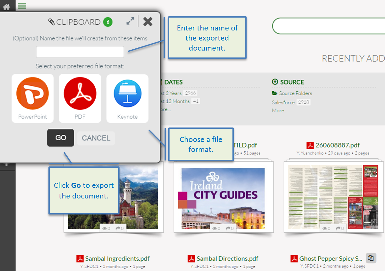 Docurated Help Center Getting Logged In